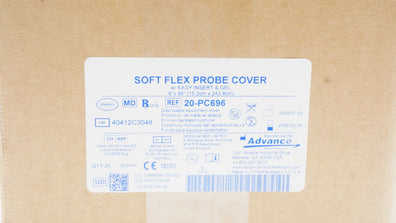 Advance Medical 20-PC696 Soft Flex Probe Cover 6inch x 96inch - Box of 25